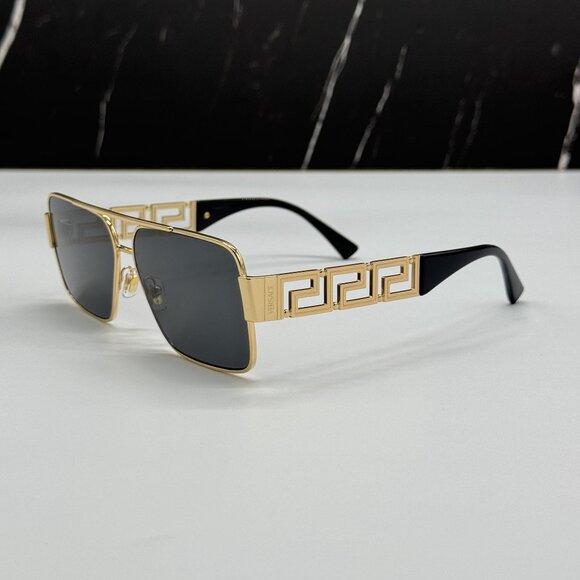 NEW VERSACE VE2290 1002/87 GOLD WOMEN SUNGLASSES MOD 2290 1002/87, VE2290 100287 main image 8